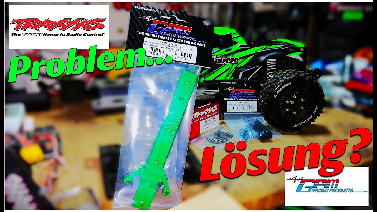 GPM 7075 Chassis-Plate für Mini Maxx - die Lösung?