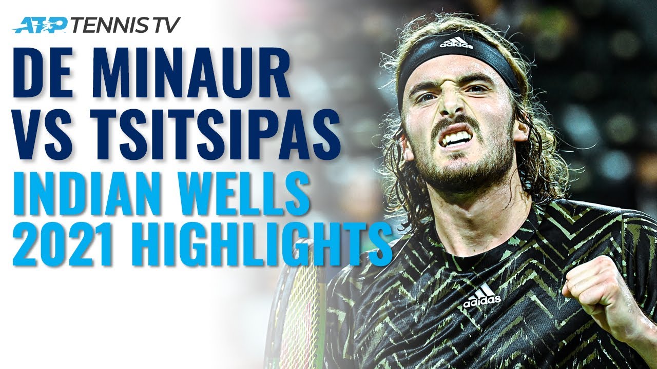 Stefanos Tsitsipas vs Alex De Minaur: Great Points & Highlights | Indian Wells 2021