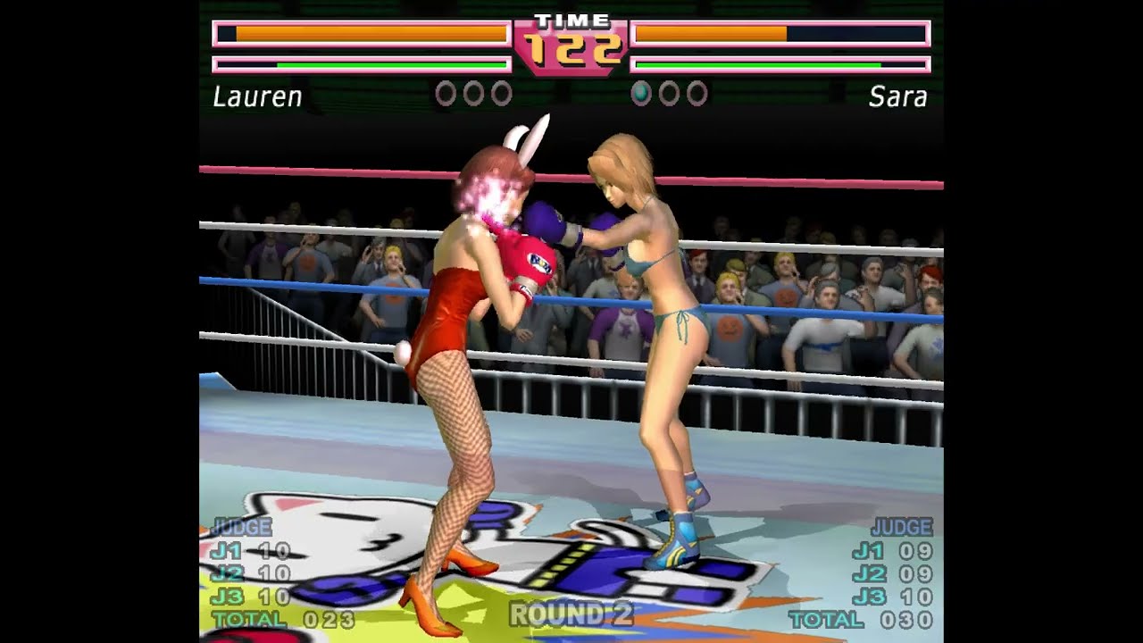 Ring Roughhousing : Lauren (Myou) vs Sara (Pai)