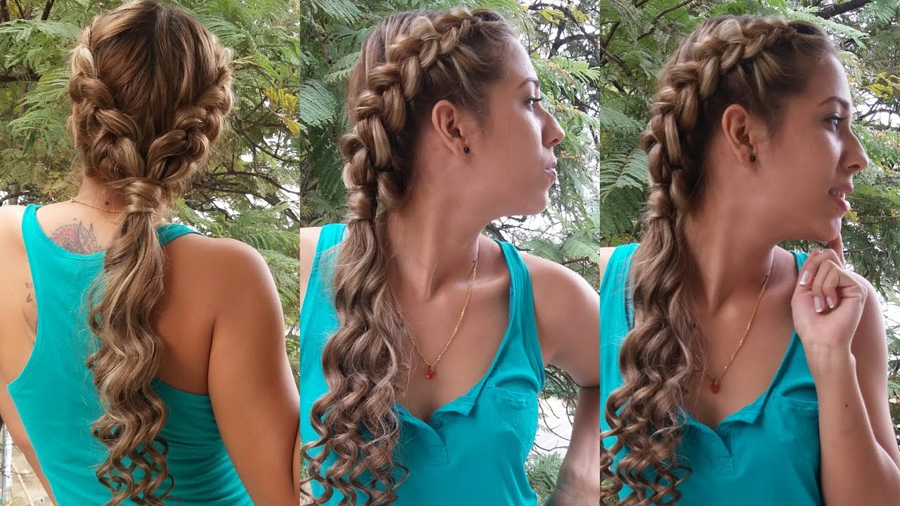 Como Hacer Trenzas de Raiz Invertidas con Coleta - Trenzas de Moda