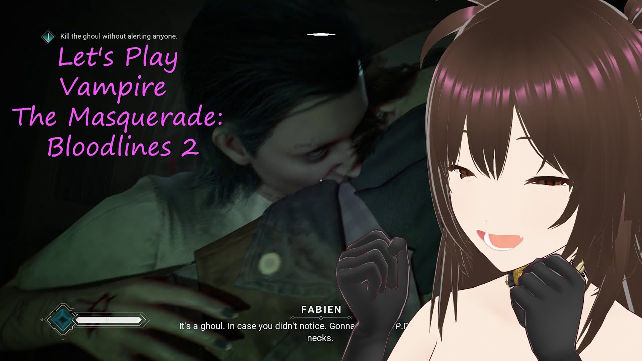 Strawberry Plays Vampire The Masquerade: Bloodlines 2 ep 1