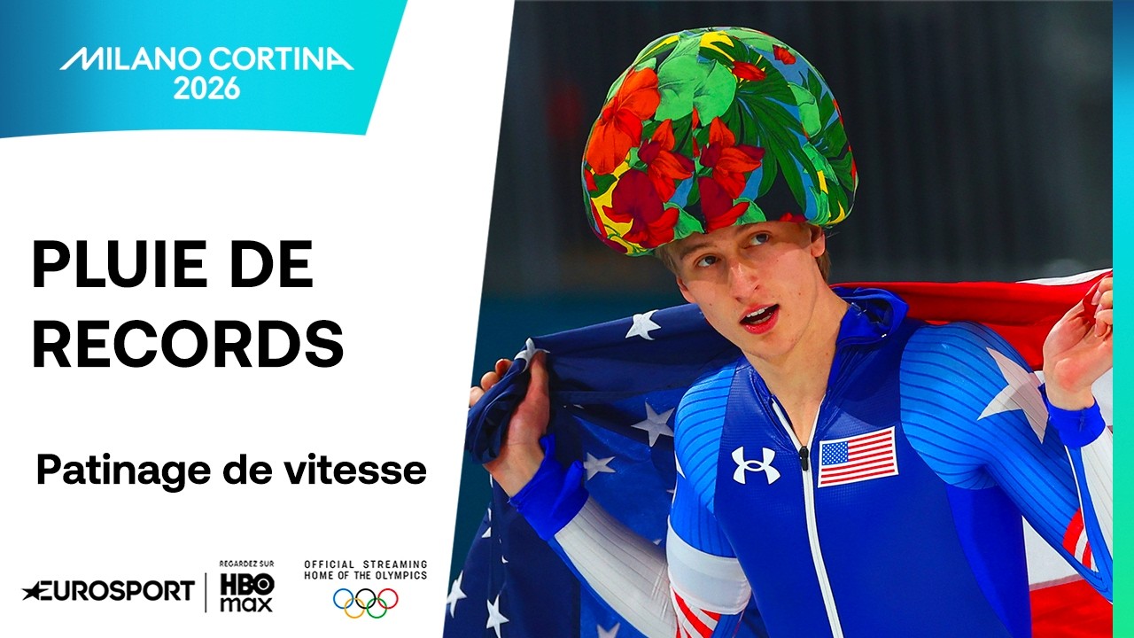 JO 2026 - DOUBLE RECORD OLYMPIQUE ! Une FINALE DE FOLIE sur le 500 m de patinage de vitesse