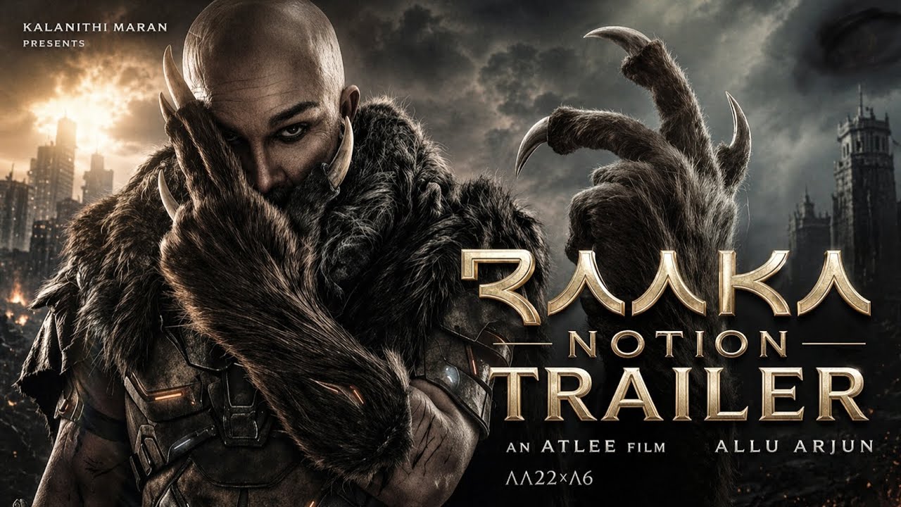 RAAKA Notion Trailer 2 🔥 | Allu Arjun | Atlee Kumar | Deepika Padukone | AA22xA6 | TWZ
