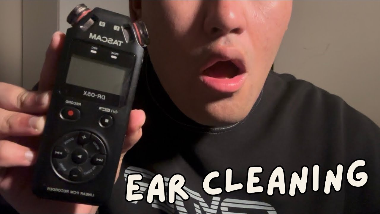 Ear-to-Ear Deep Ear Cleaning ASMR (Tascam DR-05X Binaural • Ultra Crispy Sounds)