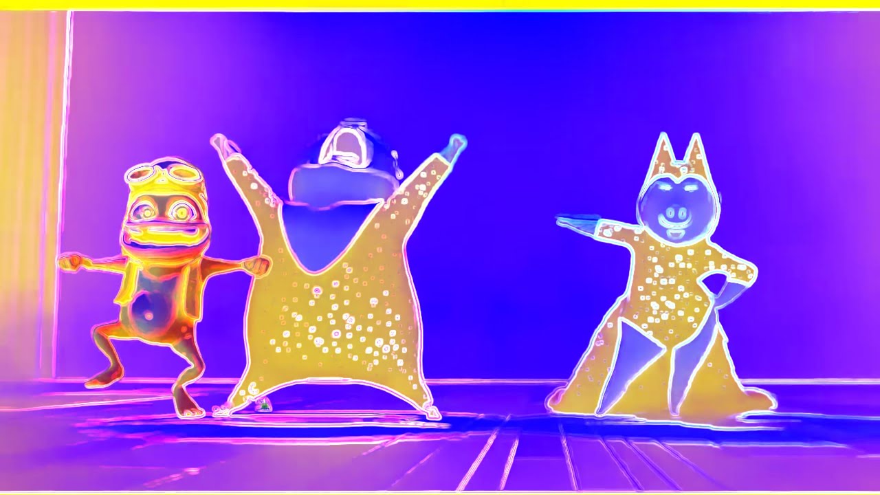 Crazy Frog Axel F vs Gunter and Rosita Dance Battle Effects | Gamavision Csupo | Preview 2 Effects 