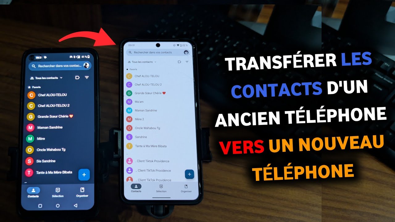 Comment Transférer Les Contacts d'un Android vers Android facilement en 2025