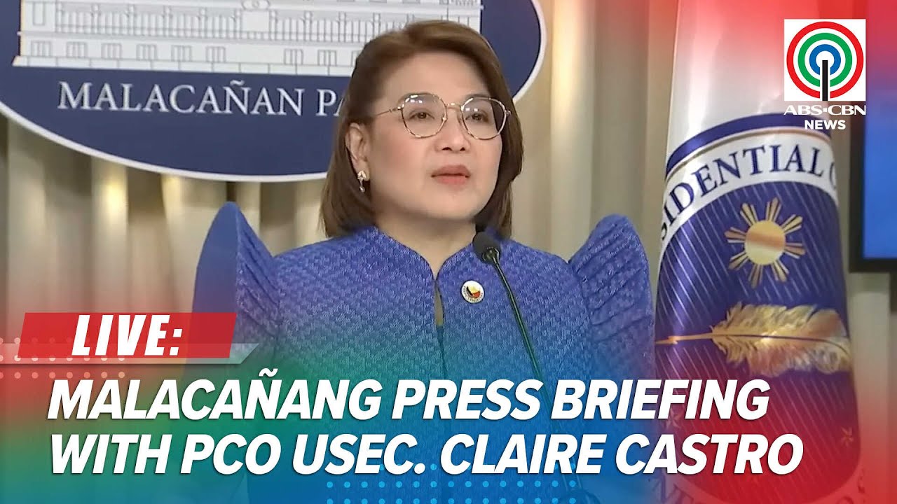 LIVE: Malaca&ntilde;ang holds press briefing with PCO Usec. Claire Castro | November 14