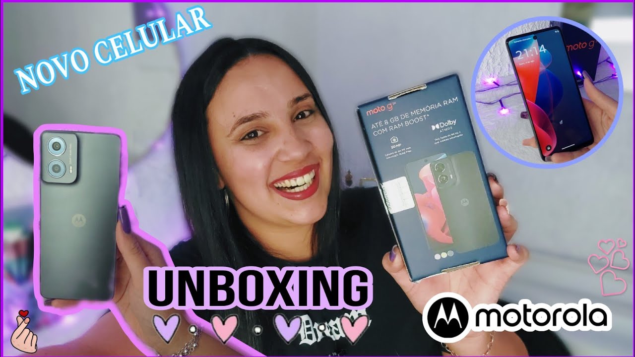 MOTO G24 Grafite | UNBOXING • Menos de R$800 + Som Estéreo 🖤