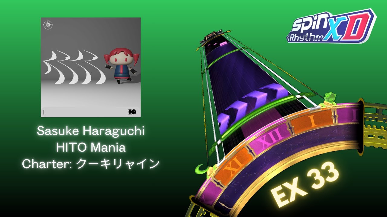 SRXD Custom: Sasuke Haraguchi - HITO Mania | Charted by クーキリャイン