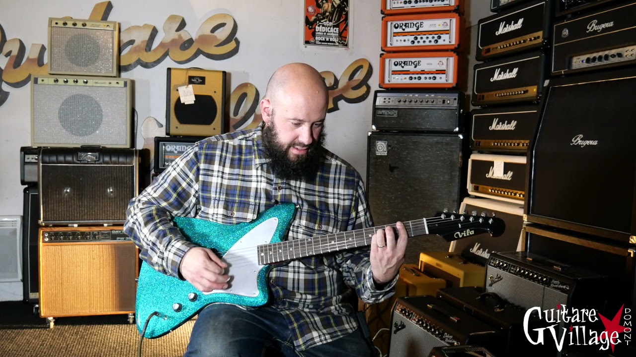 Diego Vila Austral Joan C - Boutique Guitar Showcase 2021 chez Guitare Village