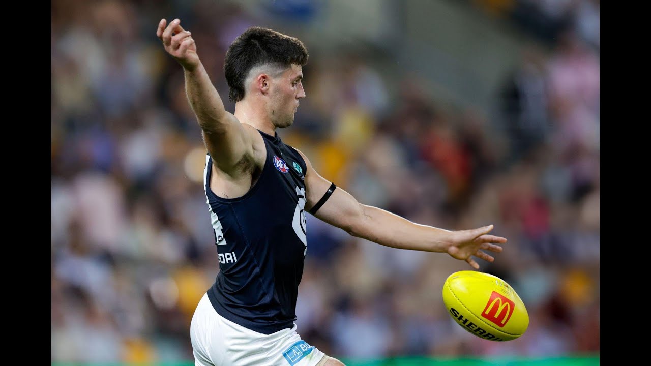 Nic Newman - AFL Opening Round 2024 Highlights - Carlton @ Brisbane