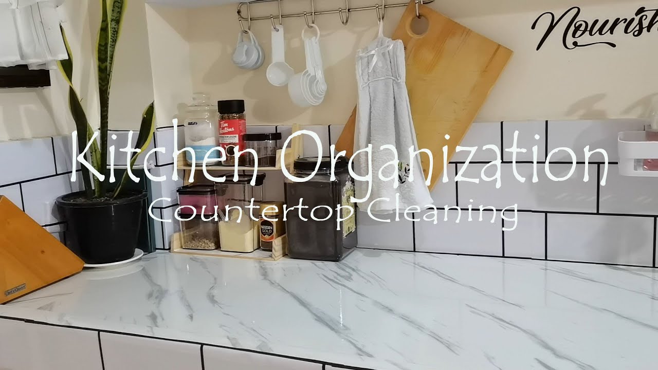 KITCHEN ORGANIZATION: How to Maintain a Clean and Organized Countertop | Minimalist Kitchen