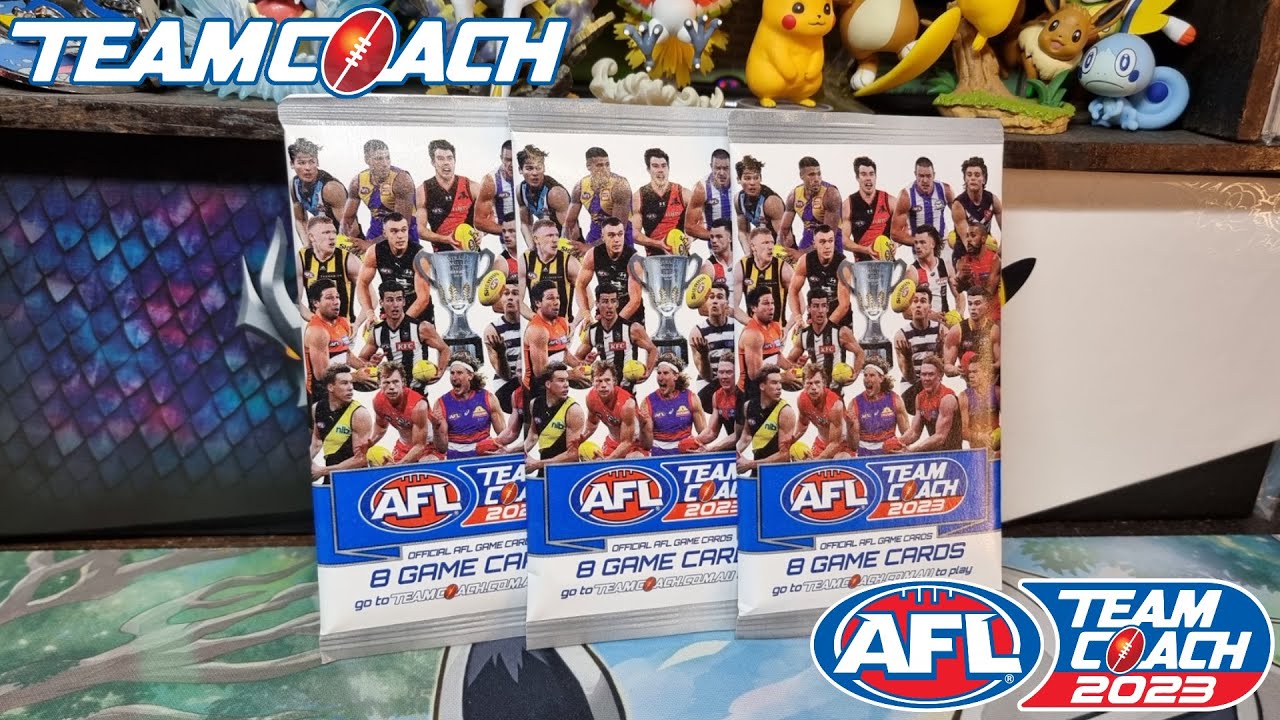 Opening The New AFL 2023 TEAMCOACH Cards  ( Box Hit from First 3 Packs )