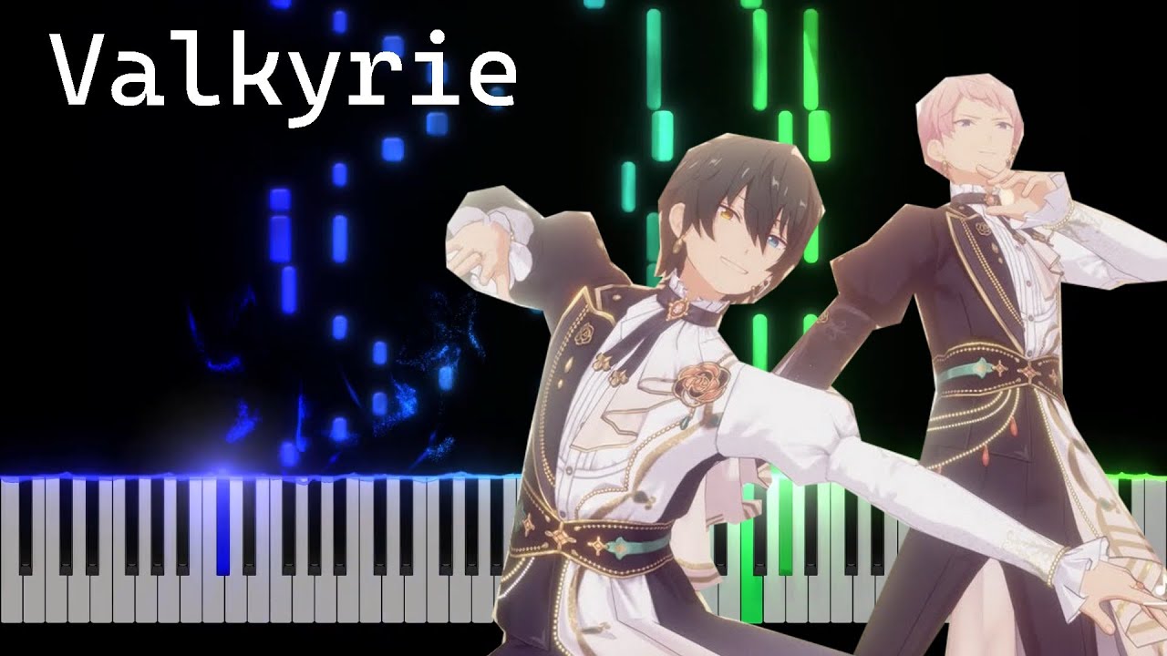Valkyrie「Le temps des fleurs」あんさんぶるスターズ - Piano Tutorial [Nivek.Piano]