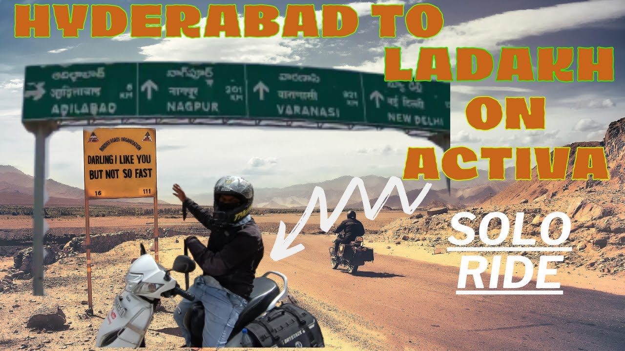 HYDERABAD TO LADAKH SOLO RIDE || ON ACTIVA || DAY-1 HYDERABAD TO NAGPUR || SANDEEP MOTOVLOGS