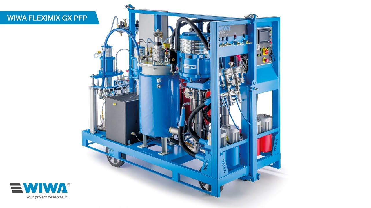 Passive fire protection with the WIWA FLEXIMIX GX PFP