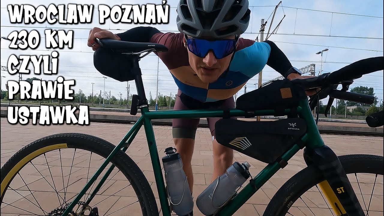 Wrocław - Poznań 230 km rowerem, czyli plan na ustawkę, kt&oacute;rej nie będzie.