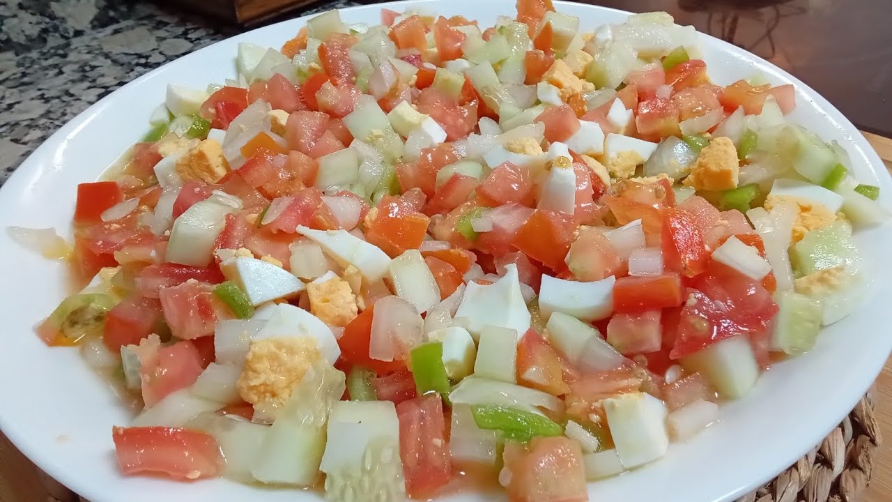 Como hacer un delicioso y fresquito PICADILLO 😋 el gazpacho que se come con cuchara , te encantará👌🏼