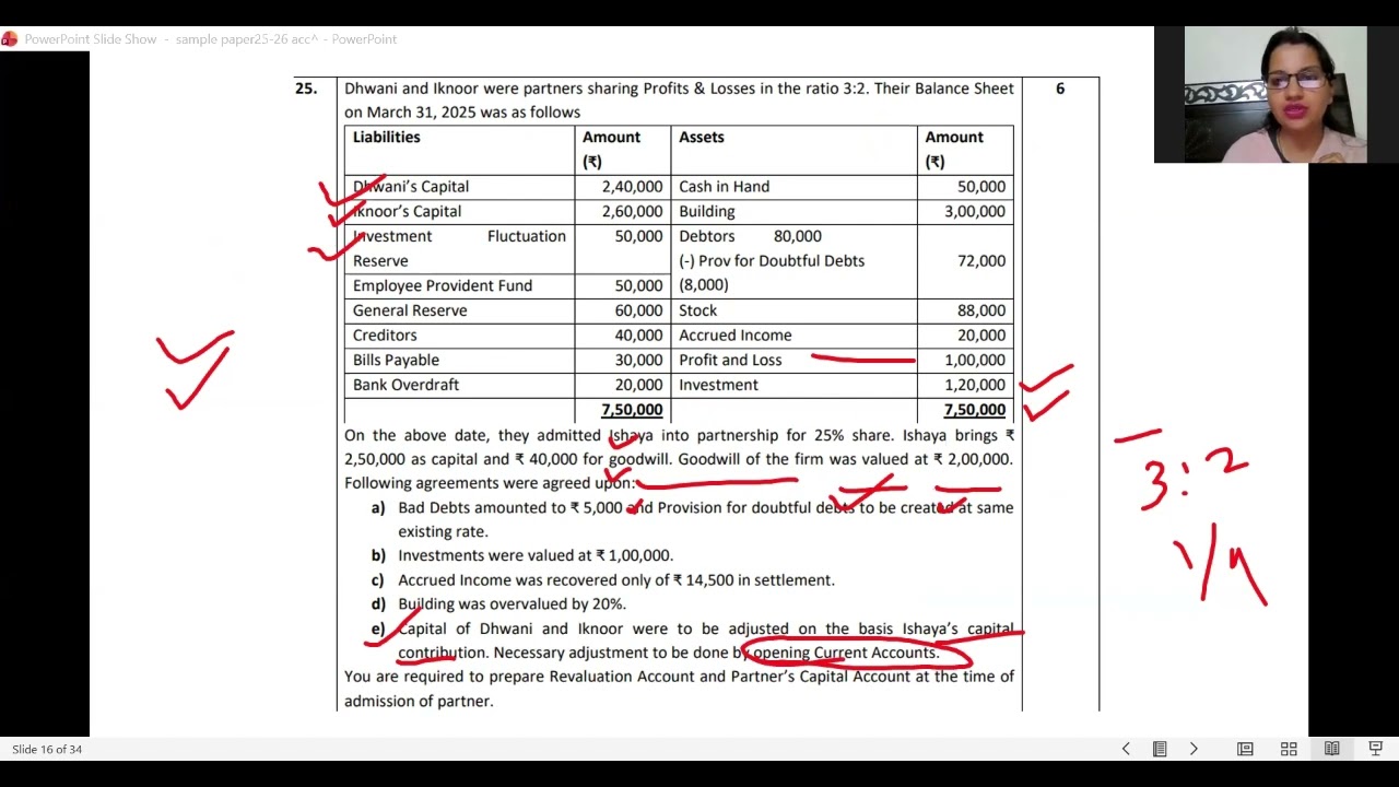 CBSE Accountancy Sample paper class 12 part 3