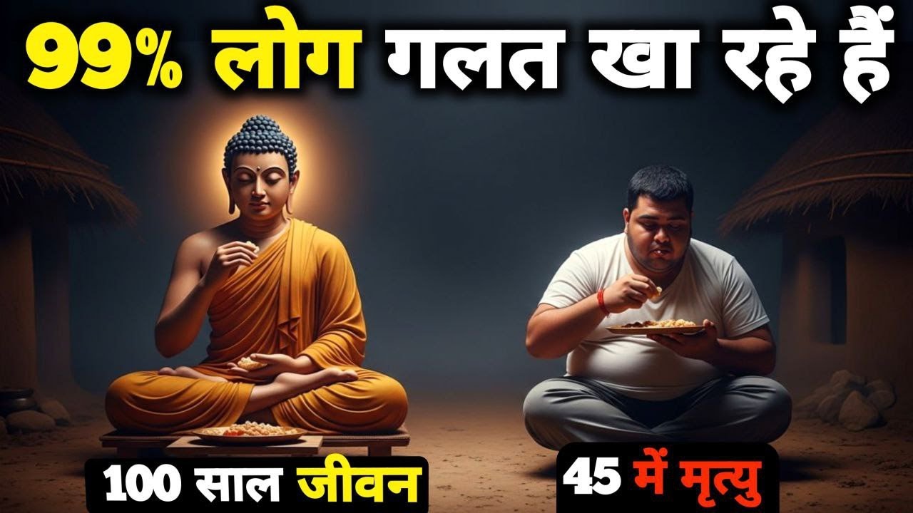 99% लोग गलत खा रहे हैं योगी जैसा खाओगे तो कभी बीमार नही पड़ोगे |  Gautam Buddha Story on Eating