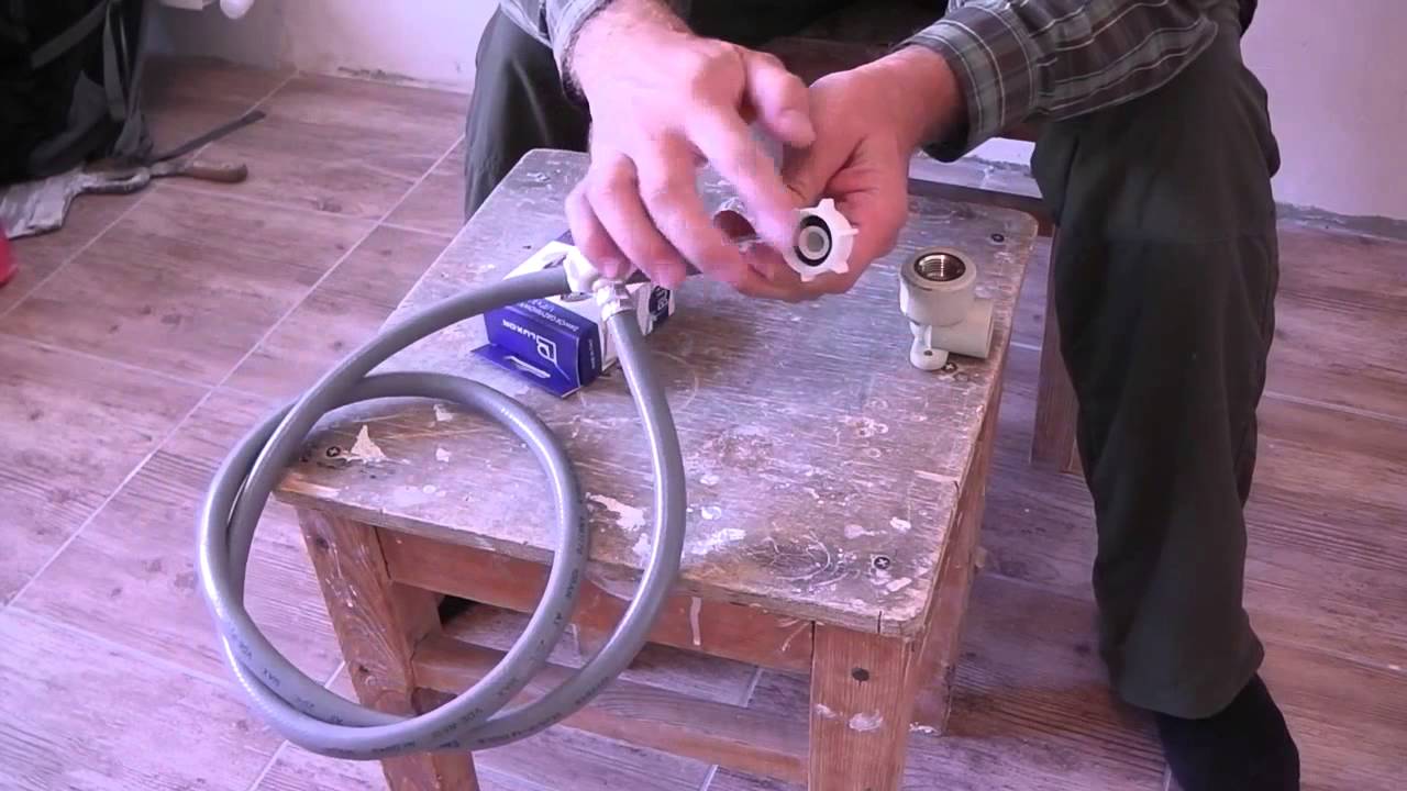 Установка и подключение стиральной машины