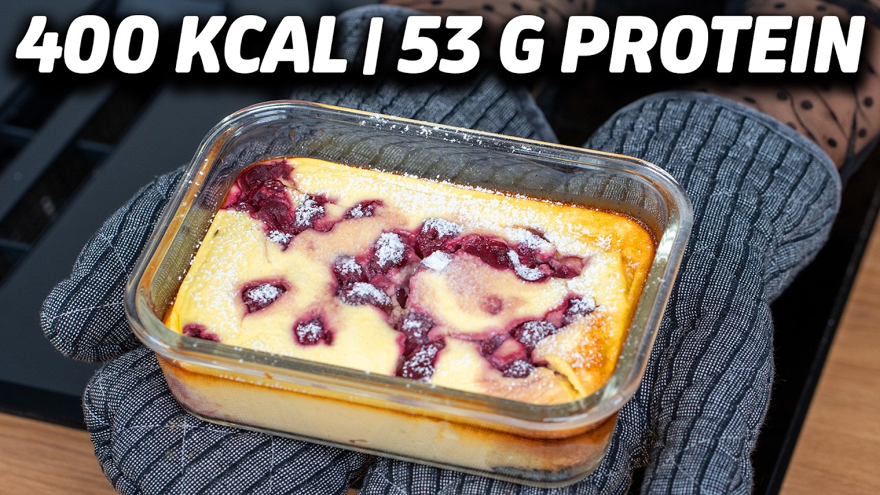 High Protein Quark-Auflauf: Dein Mealprep mit 53 g Protein & 400 kcal