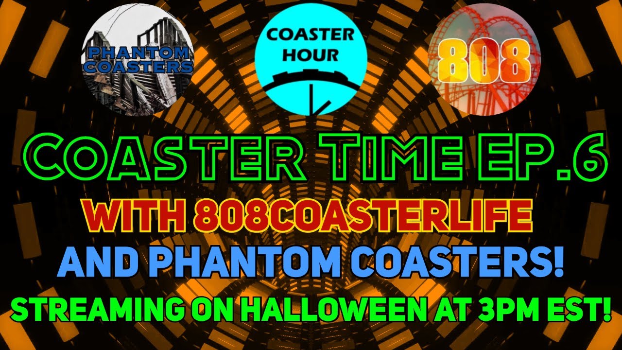 Coaster Time #6 with Phantom Coasters and 808CoasterLife | Coaster Hour Livestream