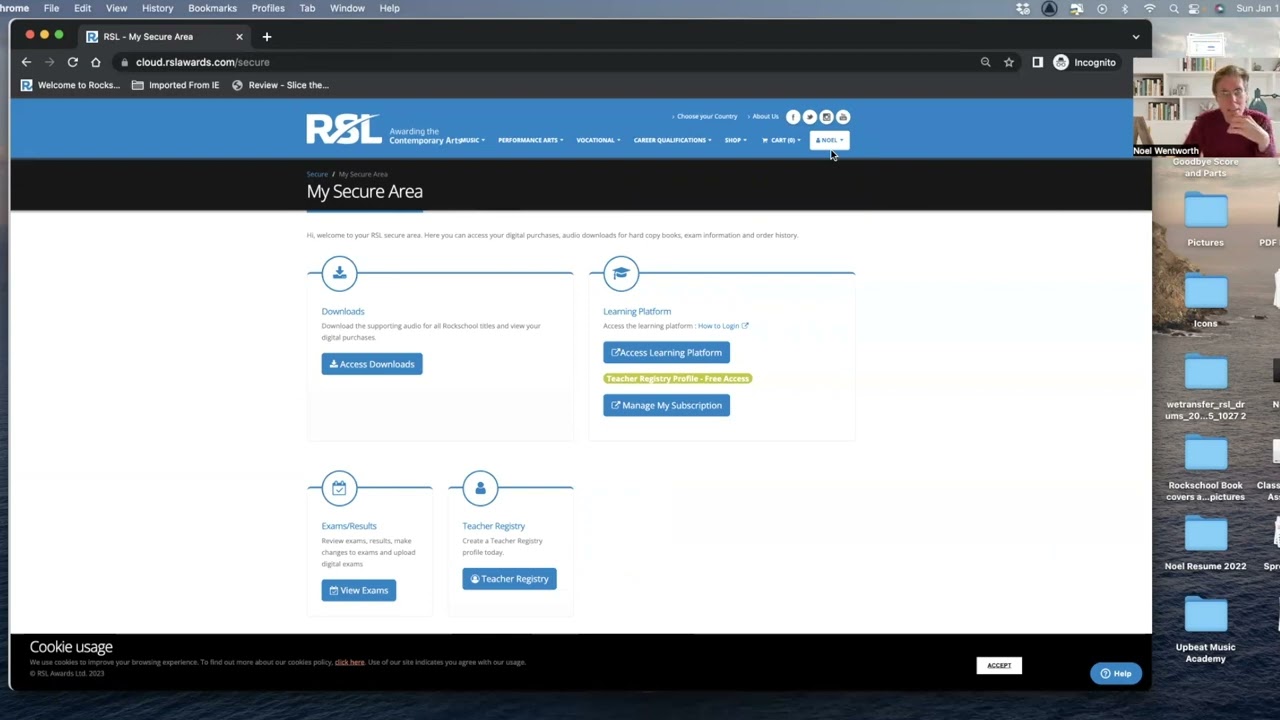 How To Create A Rockschool Account