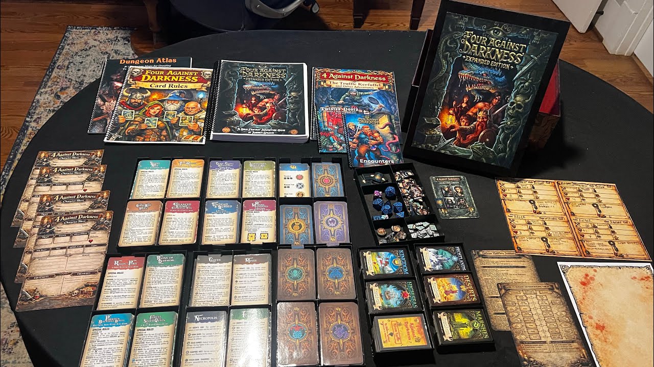 4 Against Darkness Expanded.. my print and Play complete boxed set! 