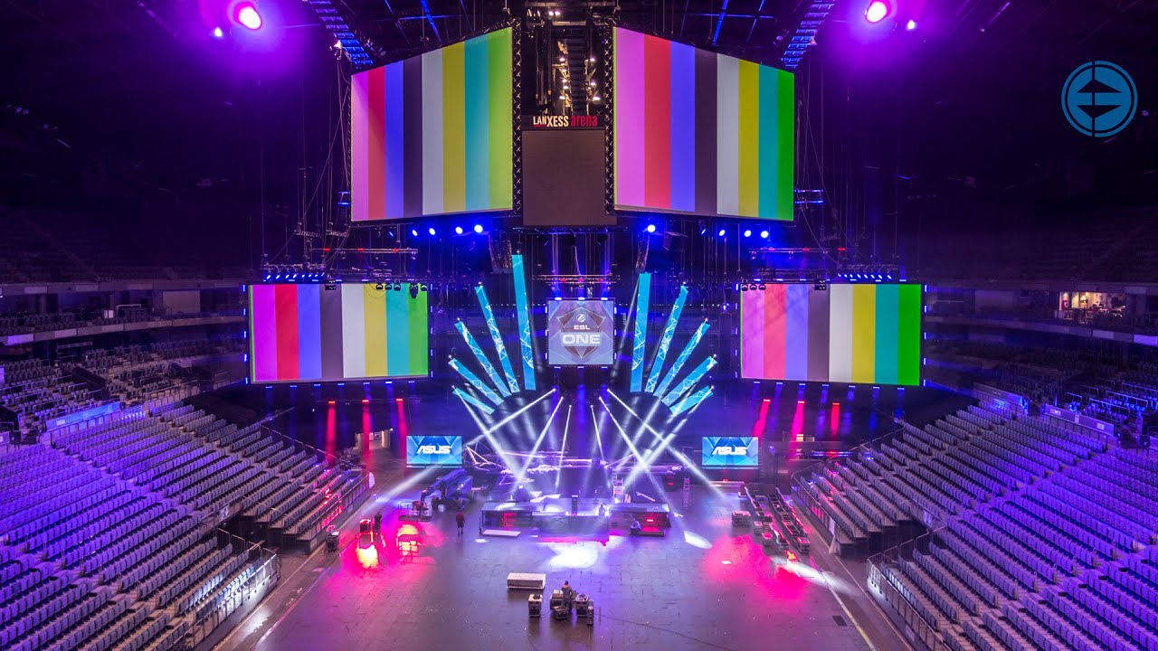 Veranstaltungstechnik: dlp motive bei ESL One 2016 in der Lanxess Arena Köln