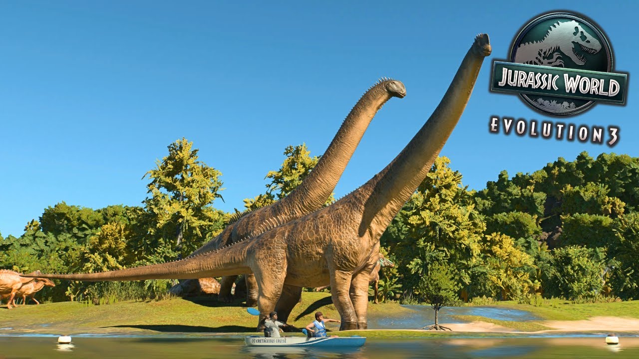 BUILDING CRETACEOUS CRUISE PARK PART 1 - Arrival & Hotel | Jurassic World Evolution 3 Park Build