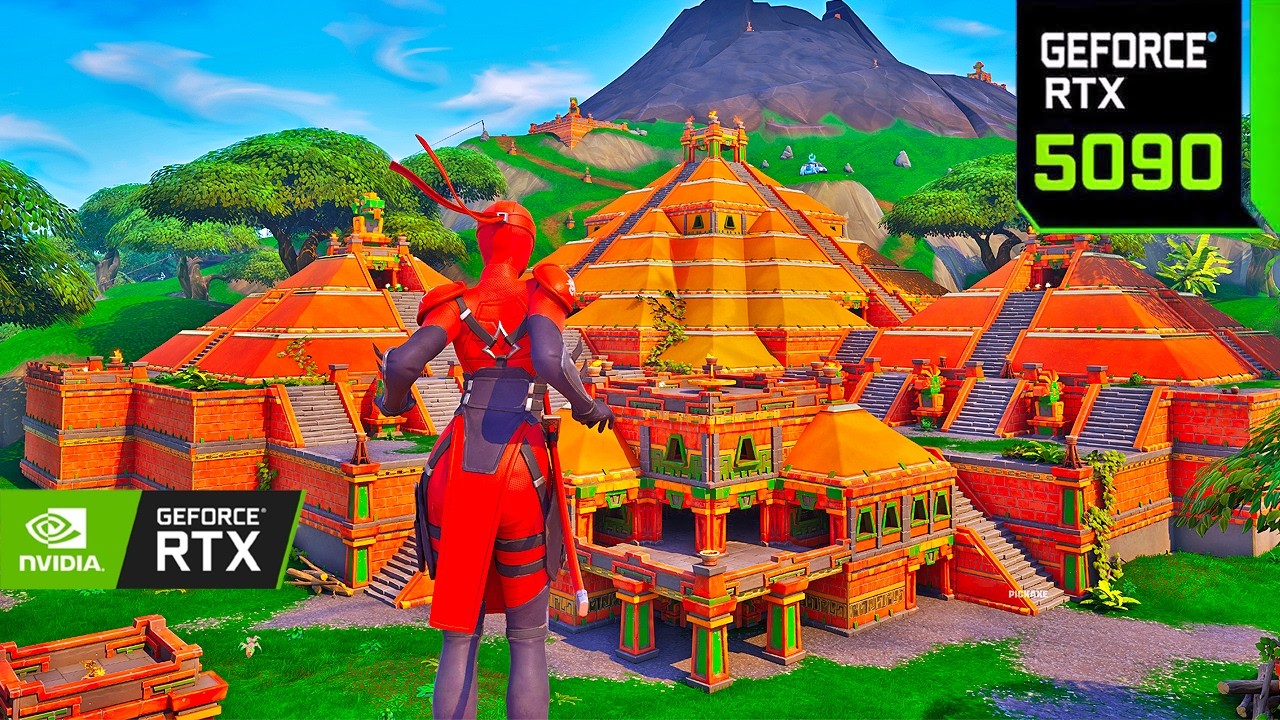 New Fortnite OG Season 8 | RTX 5090 4K MAX Settings + RTX ON #fortnite