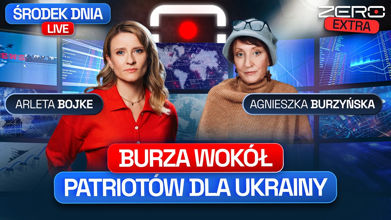 ŚRODEK DNIA LIVE - BURZA WOK&Oacute;Ł PATRIOT&Oacute;W DLA UKRAINY