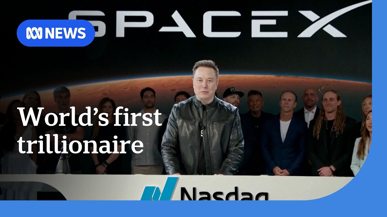 Elon Musk becomes world&rsquo;s first trillionaire | ABC NEWS