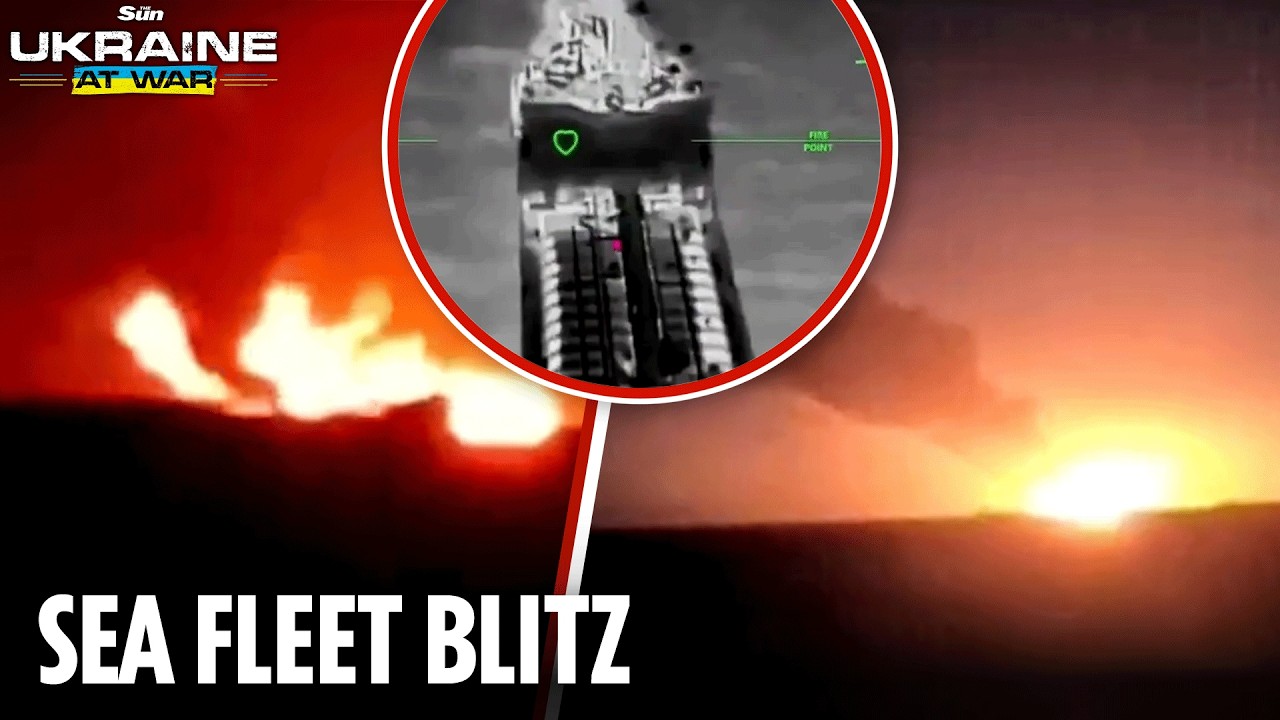 Ukraine blitzes eight Russian &lsquo;shadow fleet&rsquo; tankers in just one night of hell for Putin