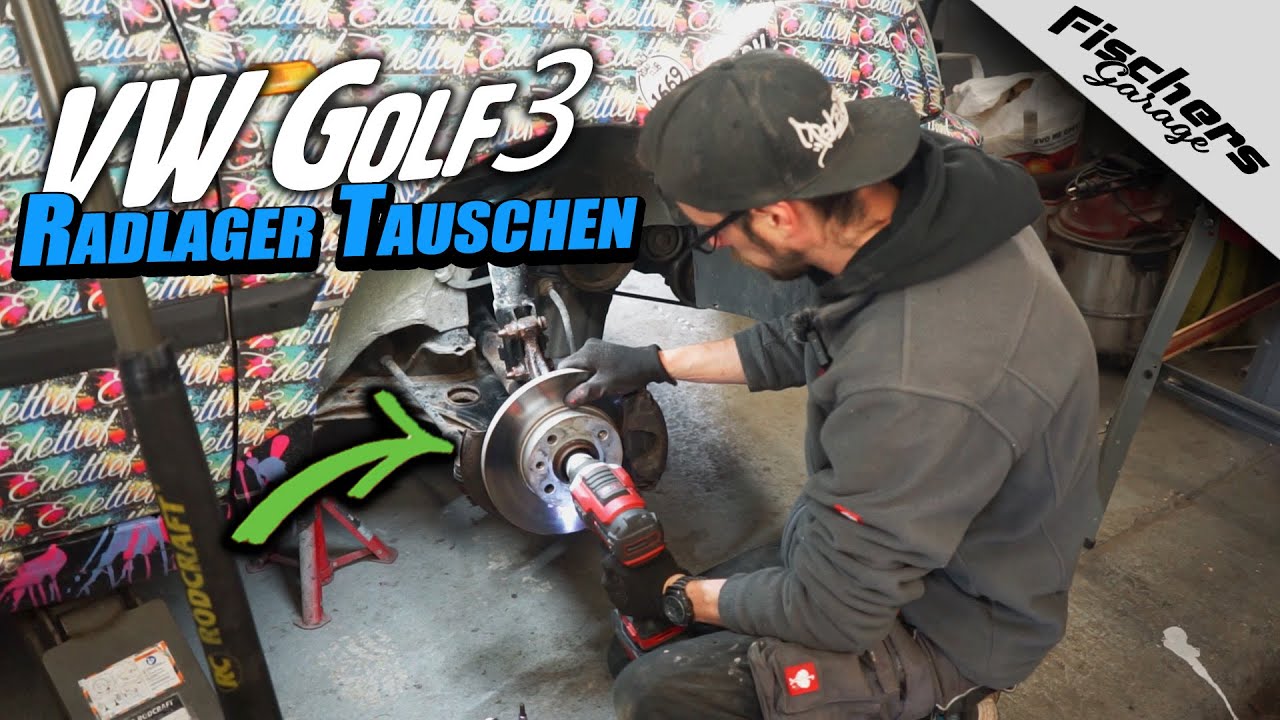 VW Golf 3 Radlager Vorne Tauschen