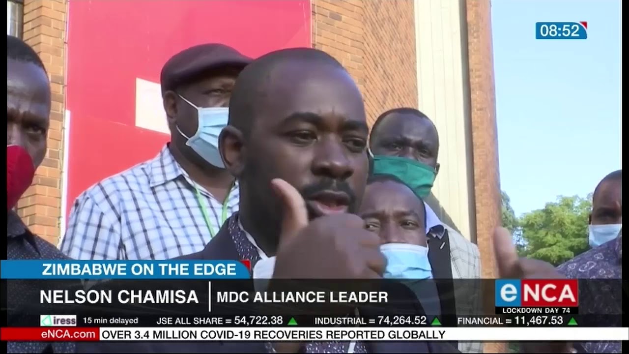 Zimbabwe opposition leader calls for revolution