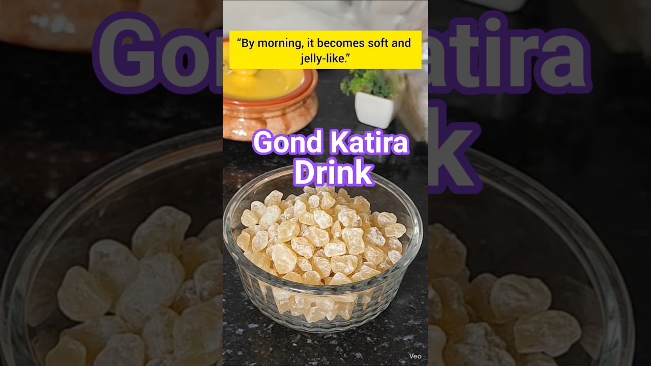 Летний напиток Гонд Катира 🥤 | Охлаждающий полезный напиток для тела #шорты