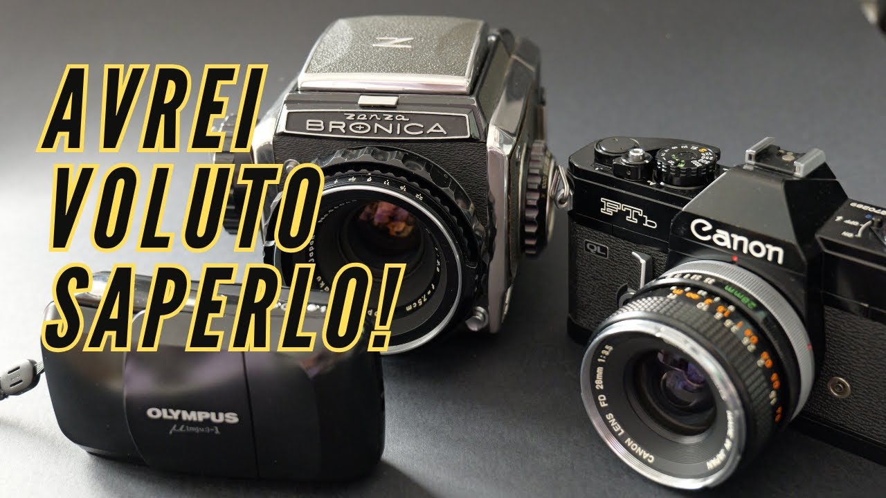 Fotografia a pellicola: quello che avrei voluto sapere