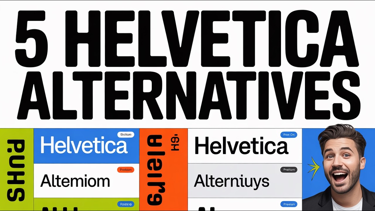 5 шрифтов, наиболее похожих на Helvetica