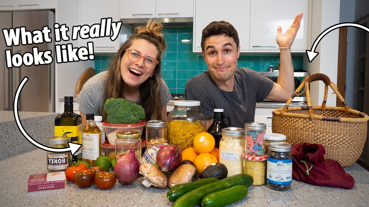 Our (realistic) Zero Waste Grocery Haul!