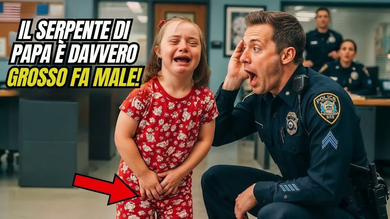 Bambina corre in polizia per aiuto： ciò che dice fa chiamare il 911 agli agenti, in lacrime!