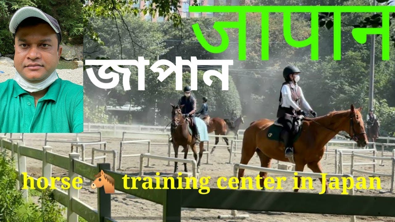 Horse training || horse training in japan || horse training center in japan village
