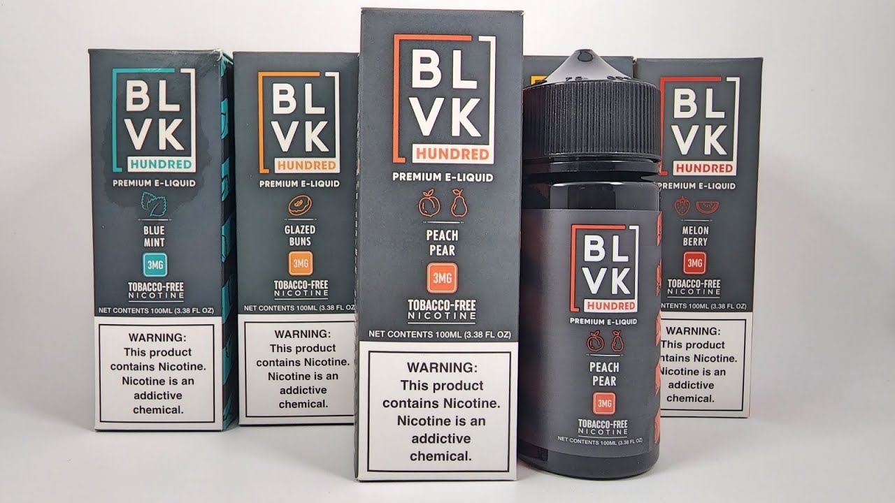 BLVK Hundred E-Liquid Line Review