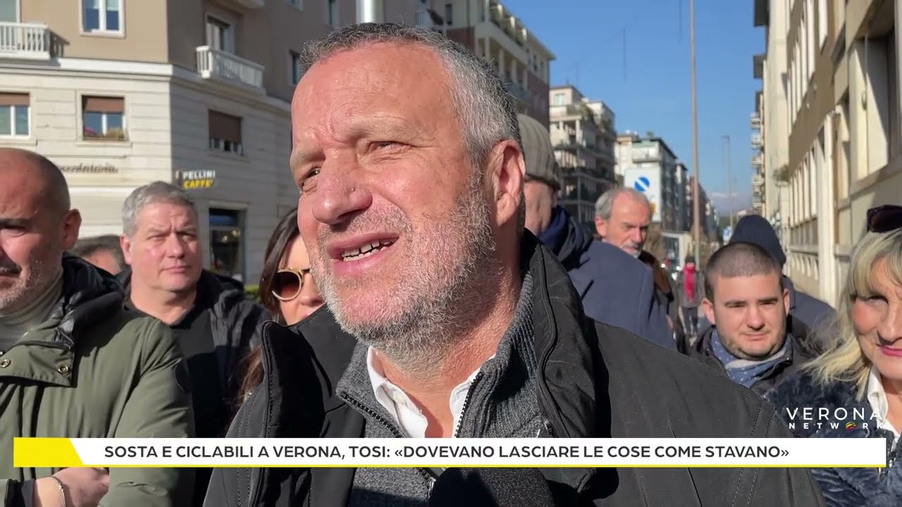 Sosta e ciclabili a Verona, Tosi: «Dovevano lasciare le cose come stavano»