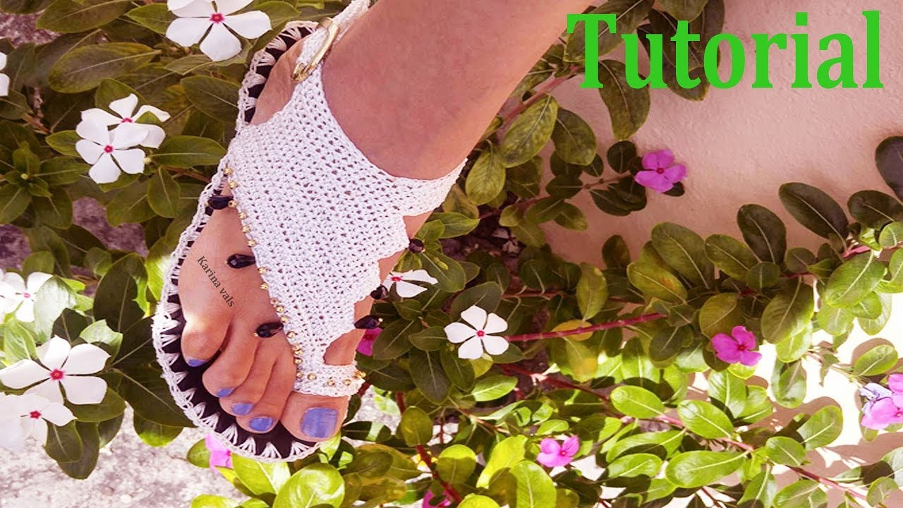 👉 COMO HACER SANDALIAS TEJIDAS A CROCHET PASO A PASO  👟