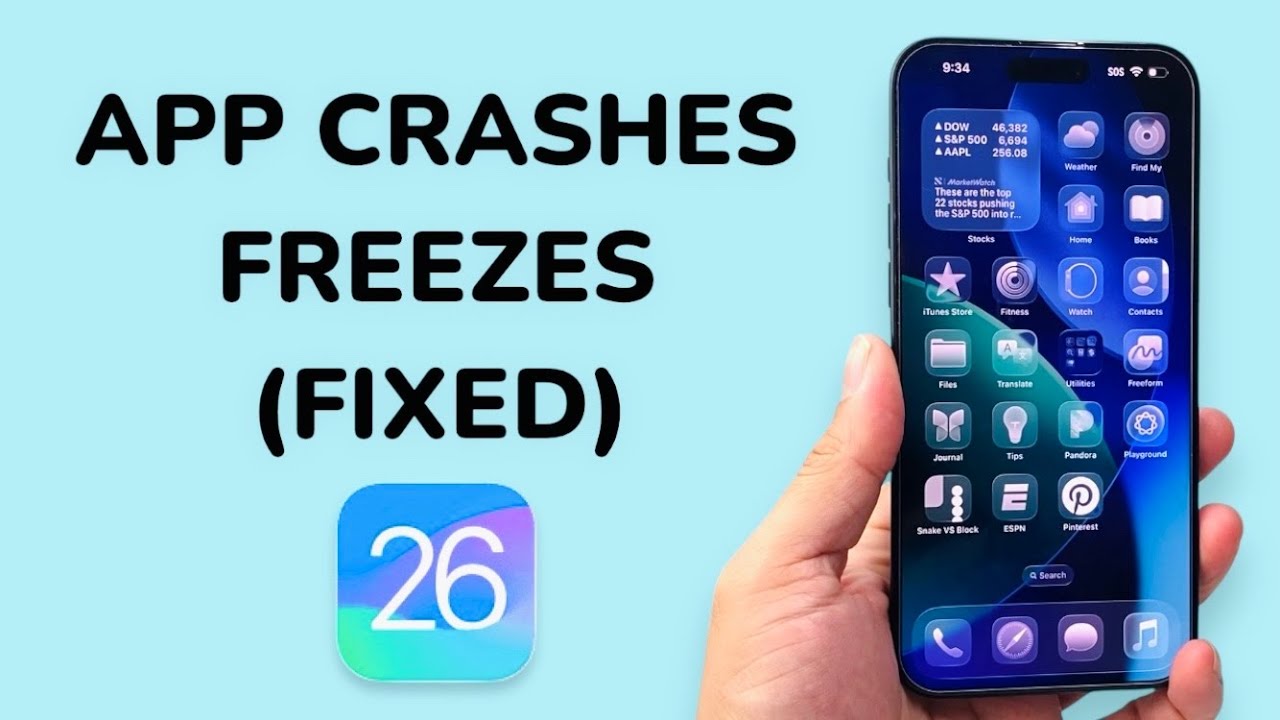 iOS 26 Update Causing App Crashes and Freezes On iPhone (FIXED)