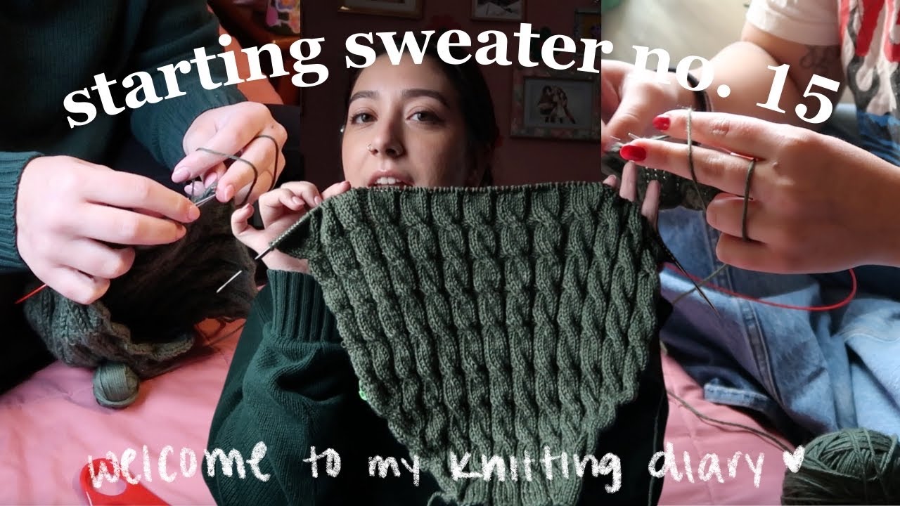 let's knit a new sweater ✩ sweater no. 15 knitting diary ep. 1