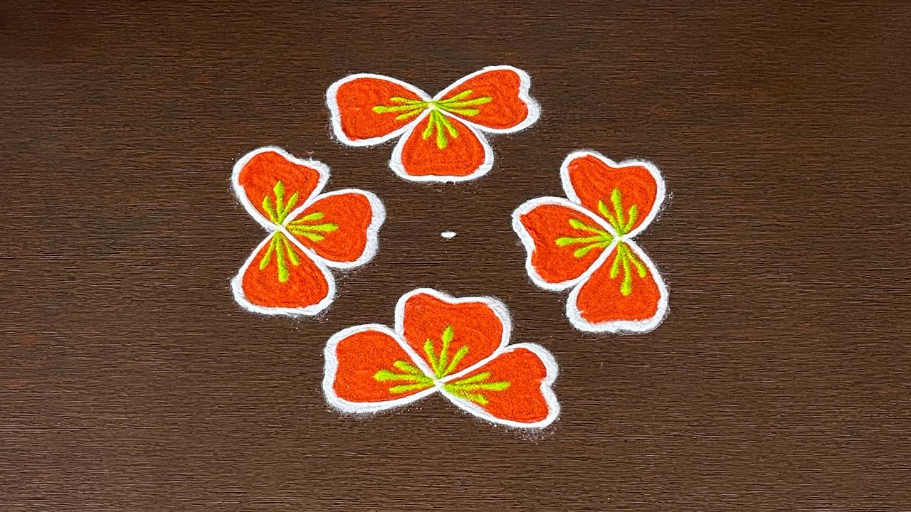 5×3dots Ugadi Special Muggulu🌷 Easy Ugadi Muggulu🌷Pandaga Muggulu | Ugadi Rangoli #Star Rangoli