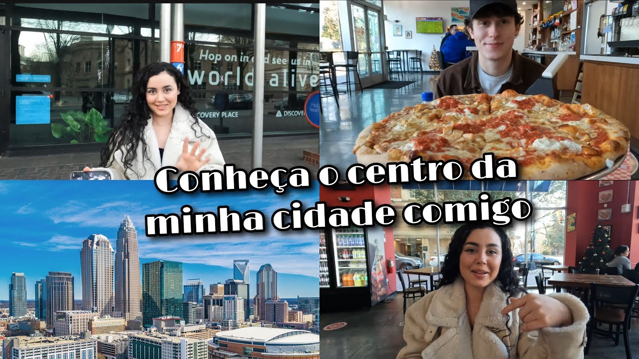 Conheça o centro da minha cidade dos Estados Unidos comigo! 🇺🇸